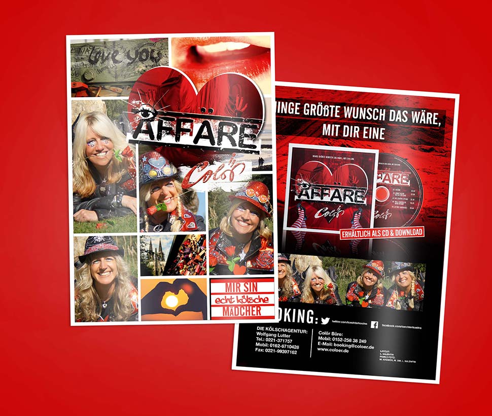 Colör - Autogrammkarte „Affäre“