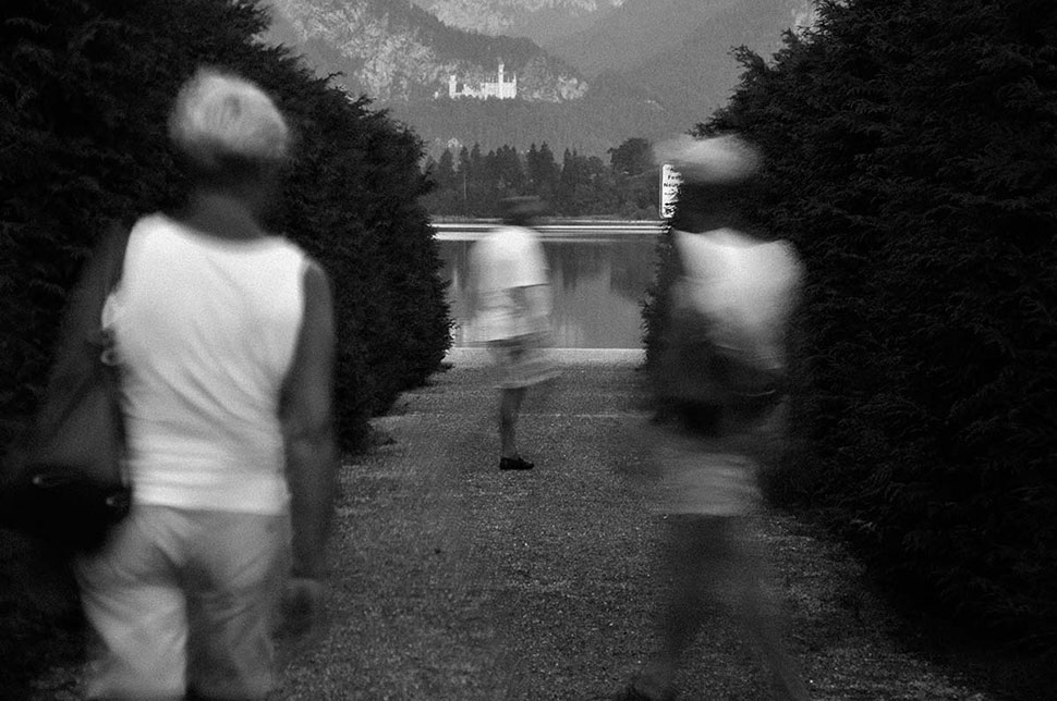 Spaziergang mit Blick auf Schloss Neuschwanstein