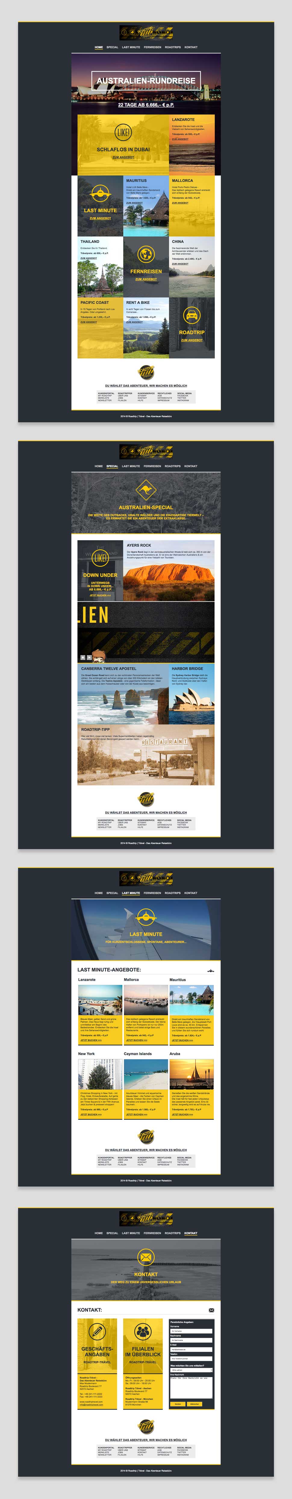 Roadtrip Trävel - Beispielseiten