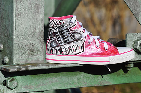 Detailaufnahme Schuhe Comeback