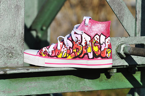 Detailaufnahme Schuhe Comeback