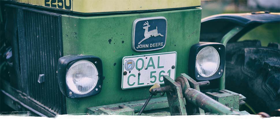 John Deer - Frontansicht John Deer - Frontansicht